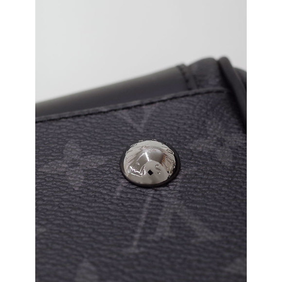 Louis Vuitton Monogram Black Voyage Boston Keepall Eclipse Bag - Picture 8 of 8